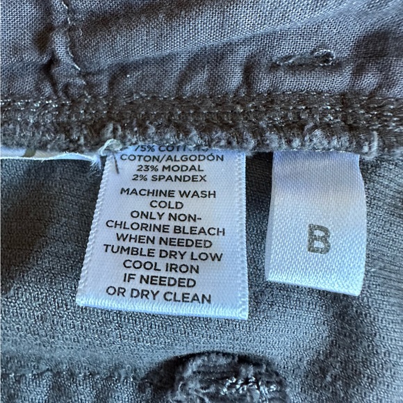 Loft Skinny Corduroy Grey Pants Size 31/12 - Picture 7 of 7